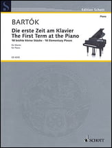 The First Term at the Piano piano sheet music cover